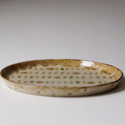 26　灰釉プレート（大） | 滝沢三奈子