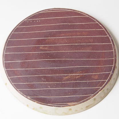 26　灰釉プレート（大） | 滝沢三奈子