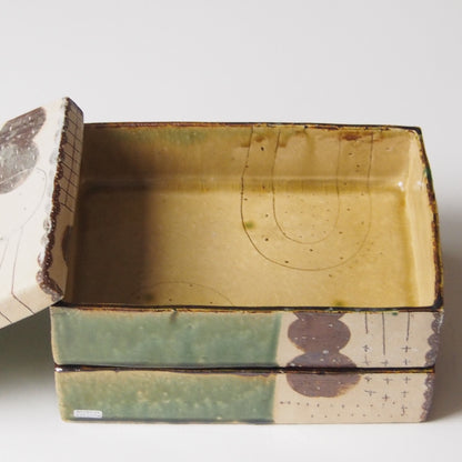 35　織部2段重箱（大） | 滝沢三奈子