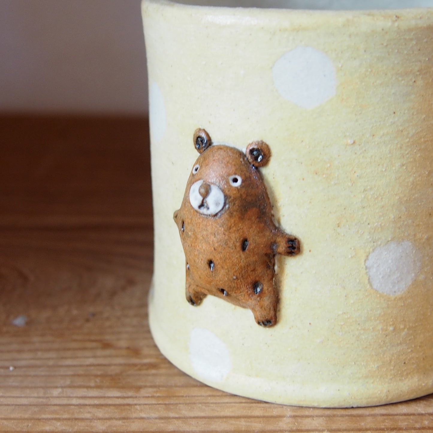 26　チェック柄くま缶(大) | 我妻なおり