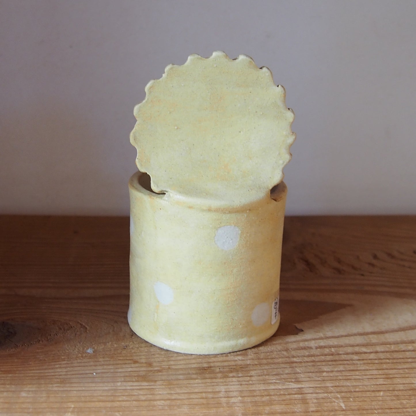 26　チェック柄くま缶(大) | 我妻なおり