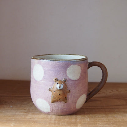 29　くま水玉マグカップ | 我妻なおり