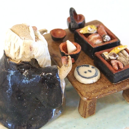 62 居残りサンタ 正月おせち | やなぎ　ゆきお