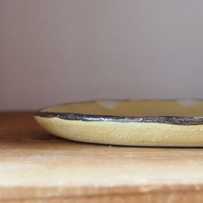 30　くま水玉だ円プレート | 我妻なおり