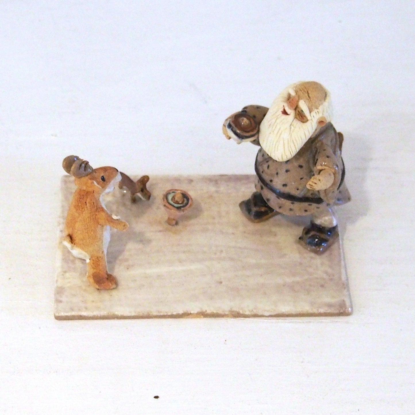 65 居残りサンタ コマ回し | やなぎ　ゆきお