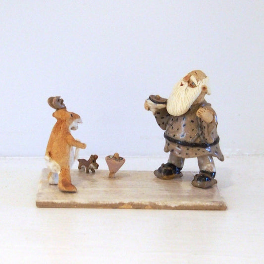 65 居残りサンタ コマ回し | やなぎ　ゆきお