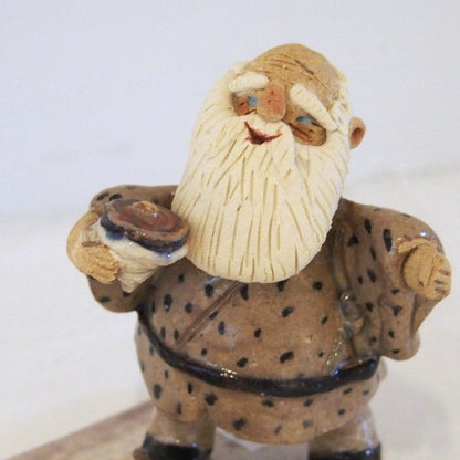 65 居残りサンタ コマ回し | やなぎ　ゆきお