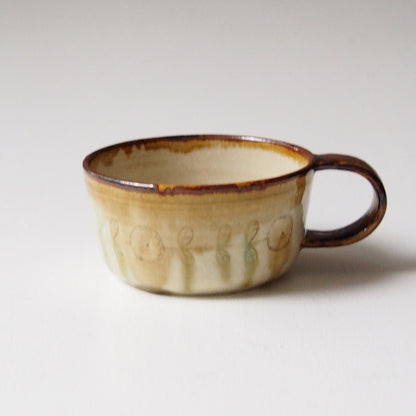 42　灰釉スープカップ | 滝沢三奈子