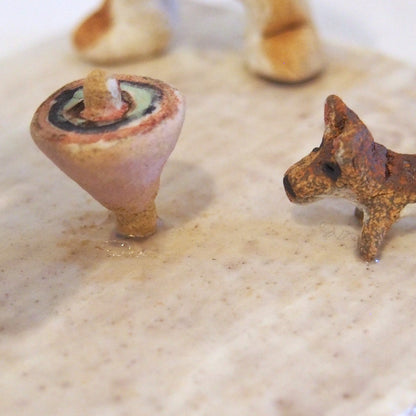 65 居残りサンタ コマ回し | やなぎ　ゆきお