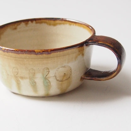 42　灰釉スープカップ | 滝沢三奈子