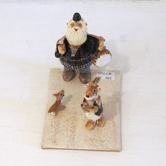 67 居残りサンタ 火の用心夜回り | やなぎ　ゆきお