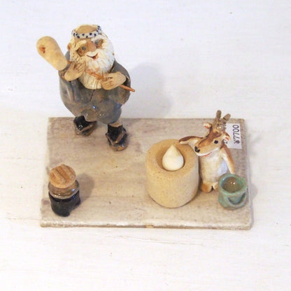 68 居残りサンタ モチつき | やなぎ　ゆきお