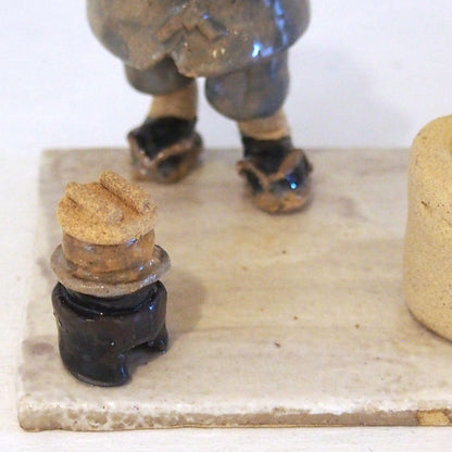 68 居残りサンタ モチつき | やなぎ　ゆきお