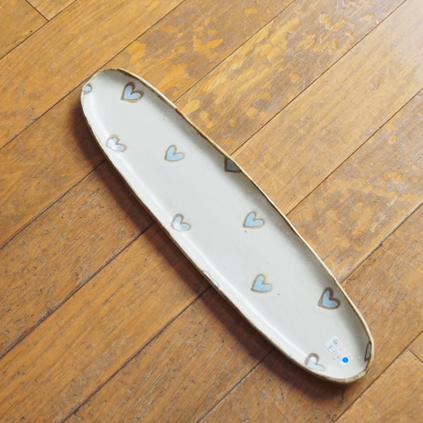 46　だえん長皿(ハート) | 我妻なおり