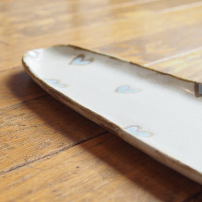 46　だえん長皿(ハート) | 我妻なおり