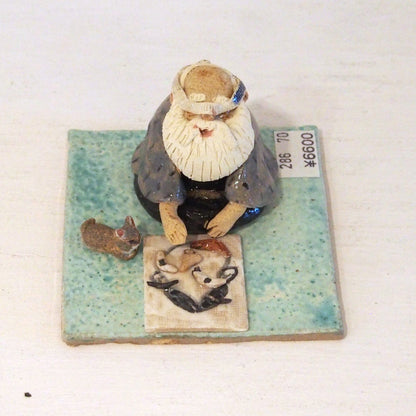 70 居残りサンタ 福笑い | やなぎ　ゆきお