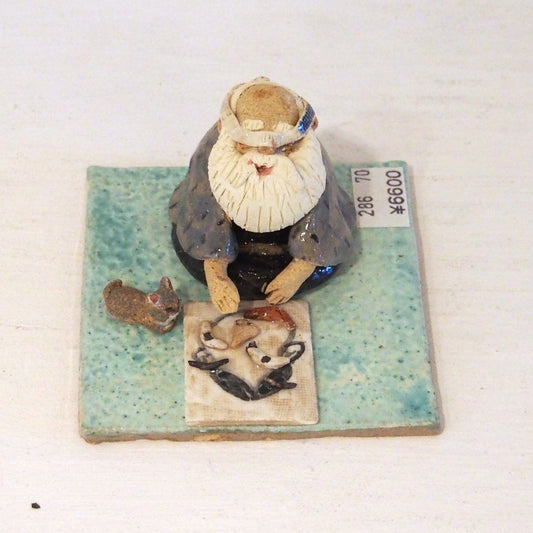 70 居残りサンタ 福笑い | やなぎ　ゆきお