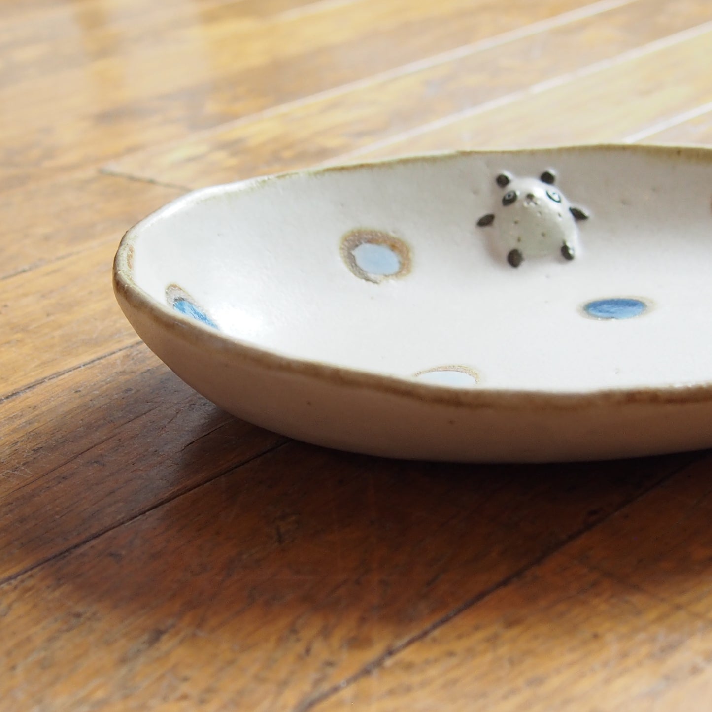 49　パンダ水玉カレー皿 | 我妻なおり