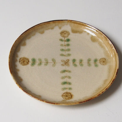 51　花の7寸皿 | 滝沢三奈子