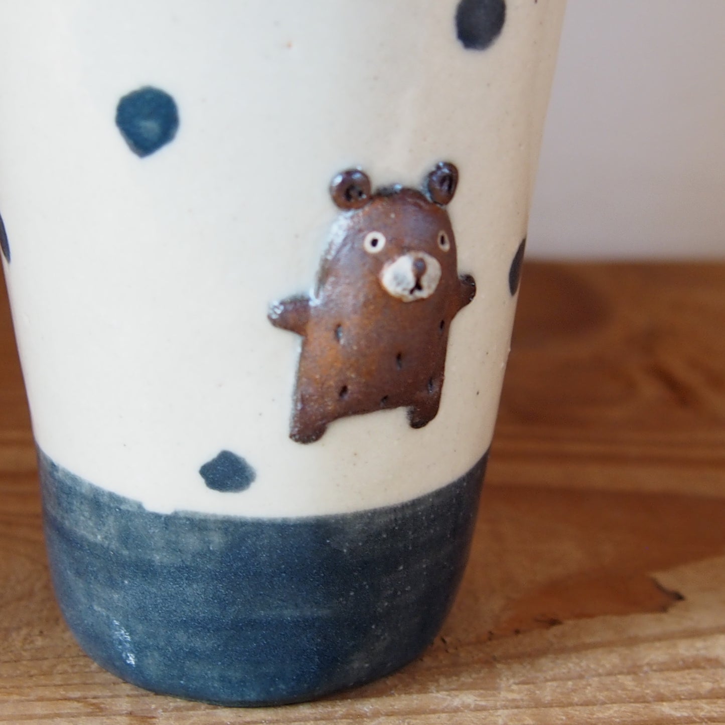 86　くま水玉フリーカップ | 我妻なおり