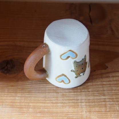 91　LOVE♡BEARたたらマグカップ | 我妻なおり