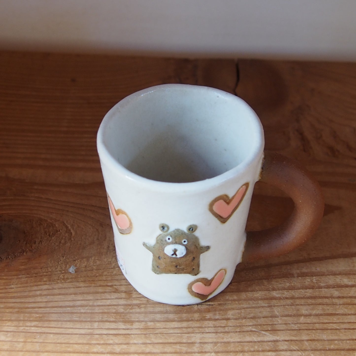 91　LOVE♡BEARたたらマグカップ | 我妻なおり