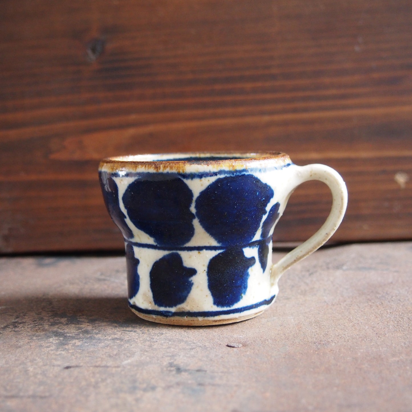 4 染付（葉）マグWT | 遠藤 太郎