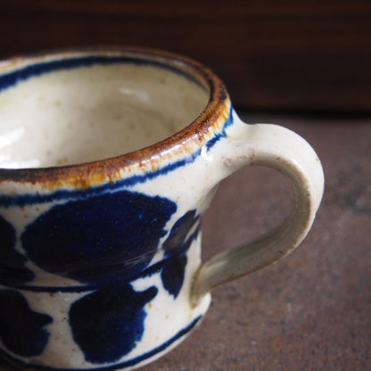 4 染付（葉）マグWT | 遠藤 太郎