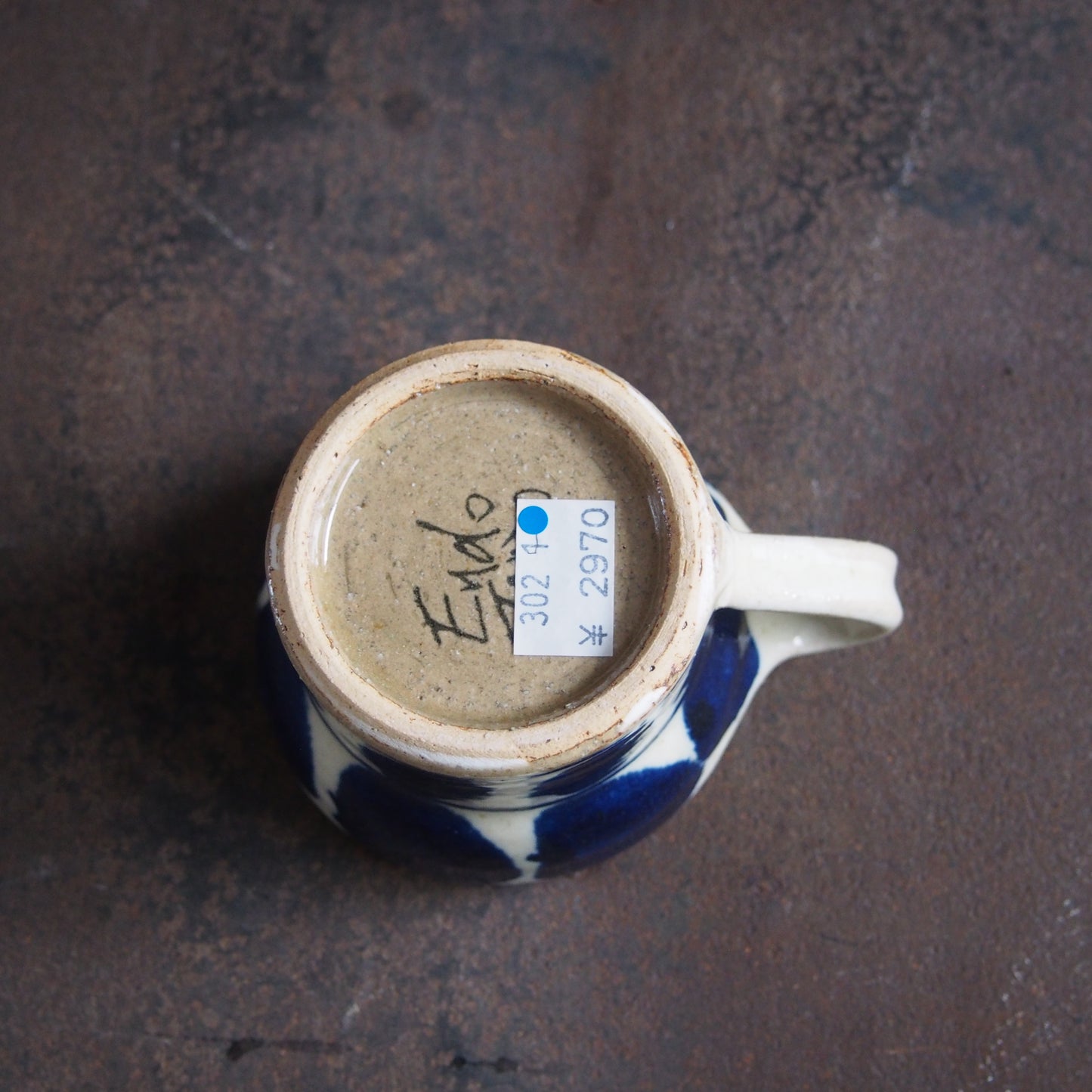 4 染付（葉）マグWT | 遠藤 太郎