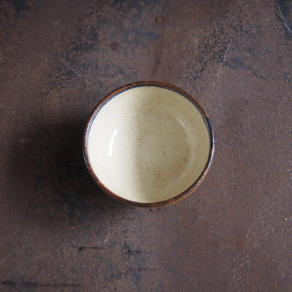 8 染付（葉）飯碗 | 遠藤 太郎