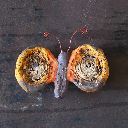 20　ちょうちょ　橙 | 本田あつみ