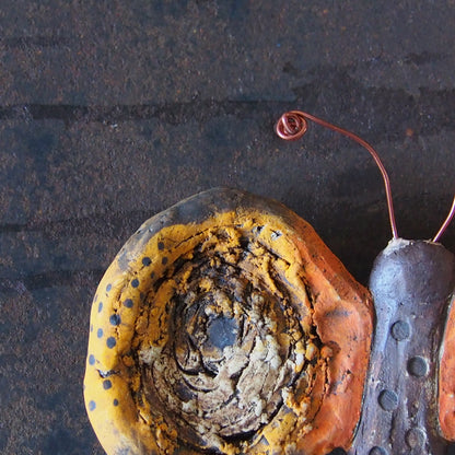 20　ちょうちょ　橙 | 本田あつみ