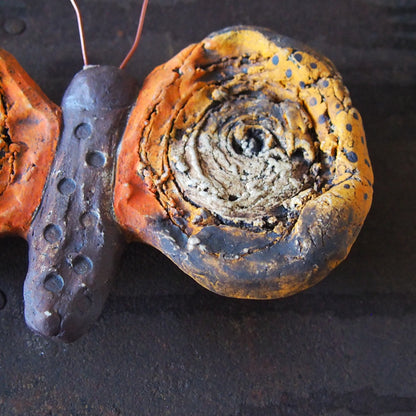 20　ちょうちょ　橙 | 本田あつみ