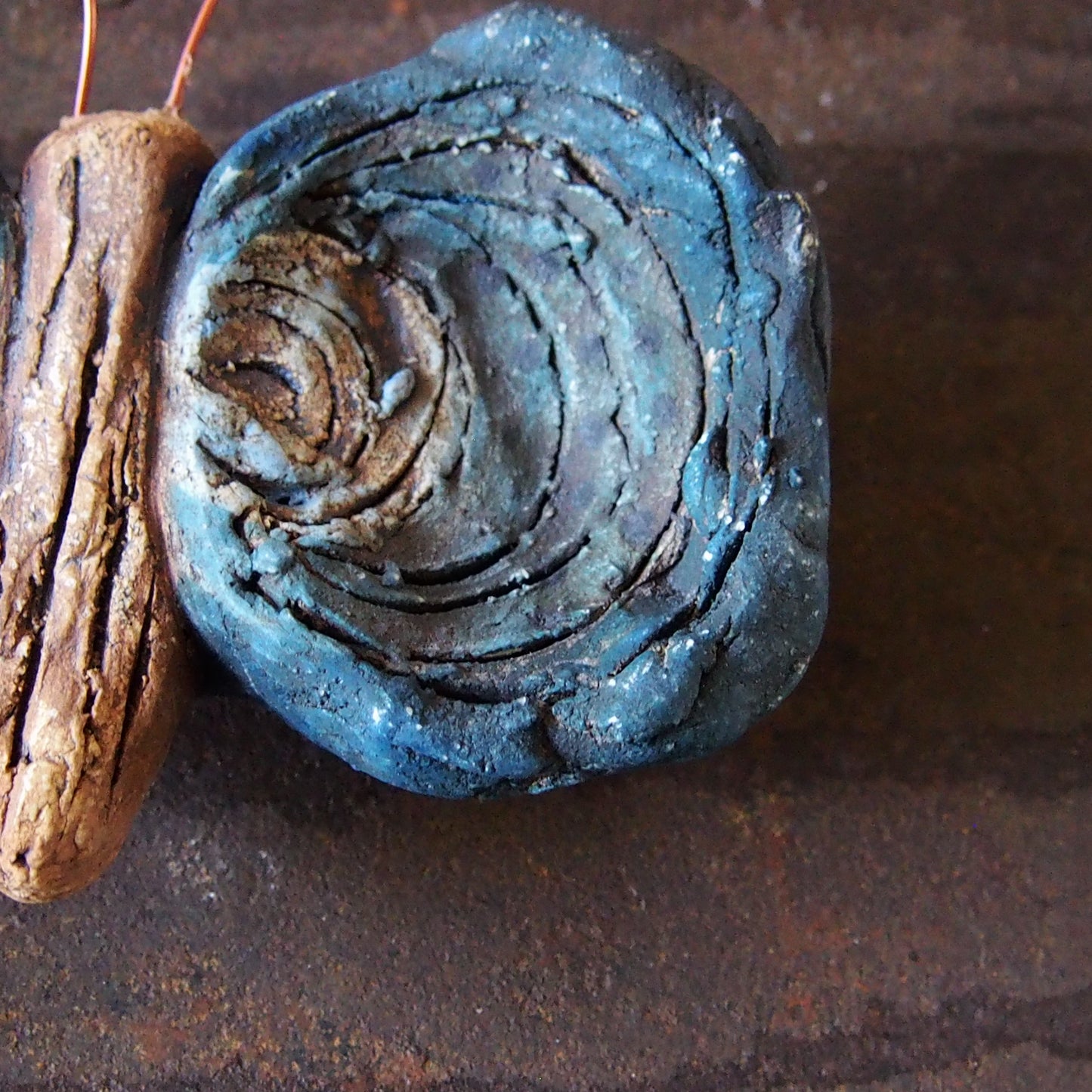 21　ちょうちょ　紺色 | 本田あつみ