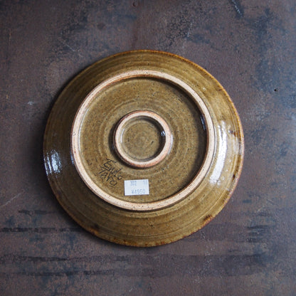 16 安南 青・飴 パスタ皿 | 遠藤 太郎