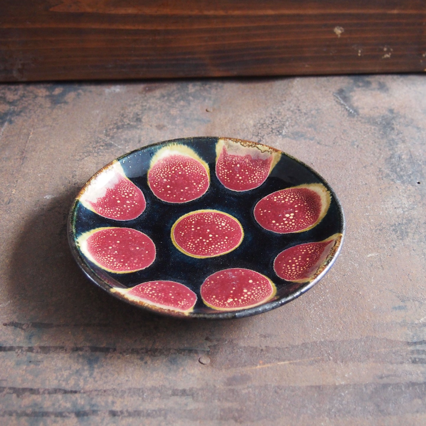 23 無花果 7寸皿 | 遠藤 太郎