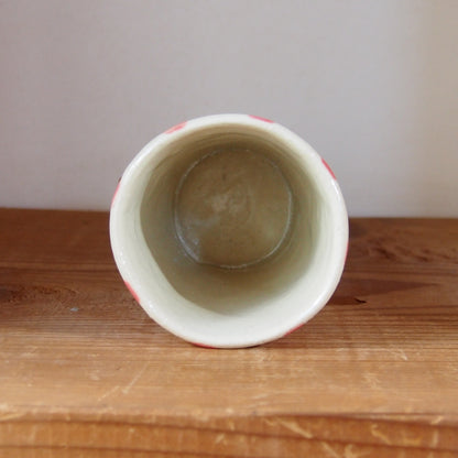 18　チェック柄くまパンフリーカップ | 我妻なおり