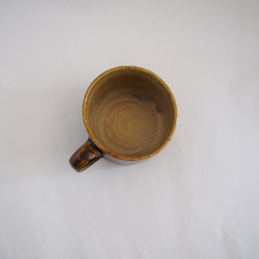 126-1　飴釉コーヒーカップ | 阿久津雅土