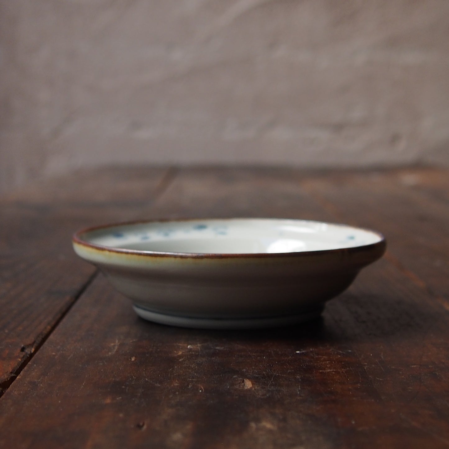 13　染付花文小皿　A | 志村和晃