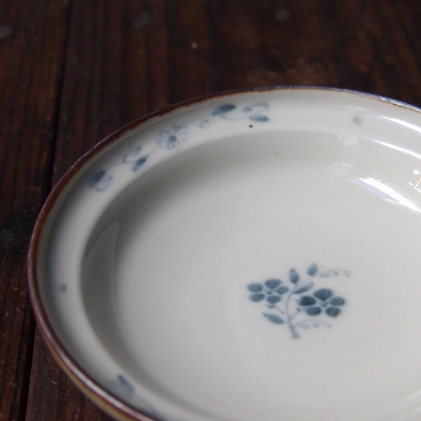 13　染付花文小皿　A | 志村和晃