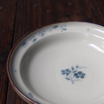 13　染付花文小皿　A | 志村和晃