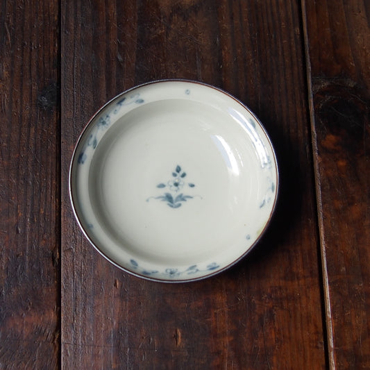 14　染付花文小皿　B | 志村和晃