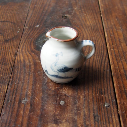 40　染付鳥文ピッチャー　A | 志村和晃