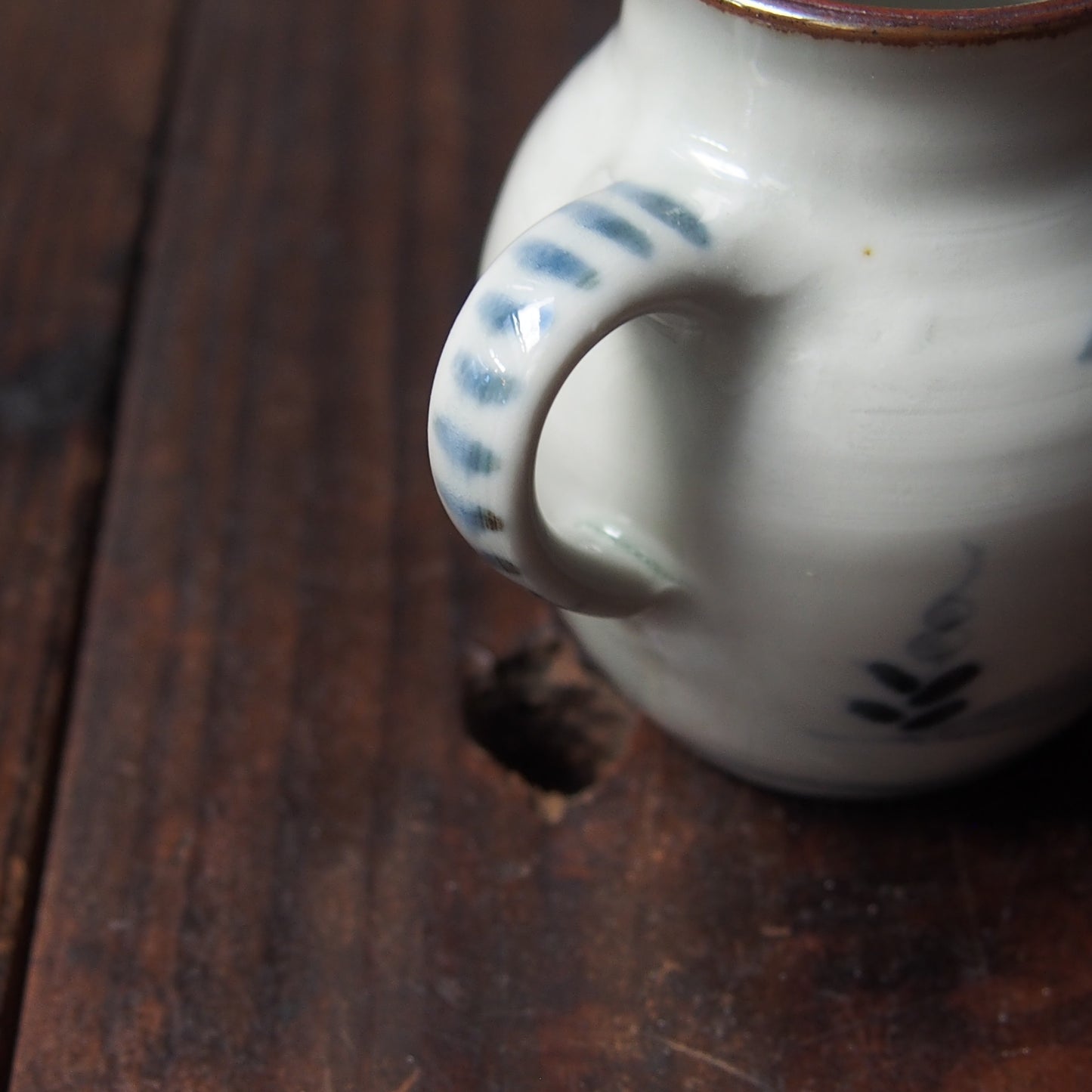 40　染付鳥文ピッチャー　A | 志村和晃