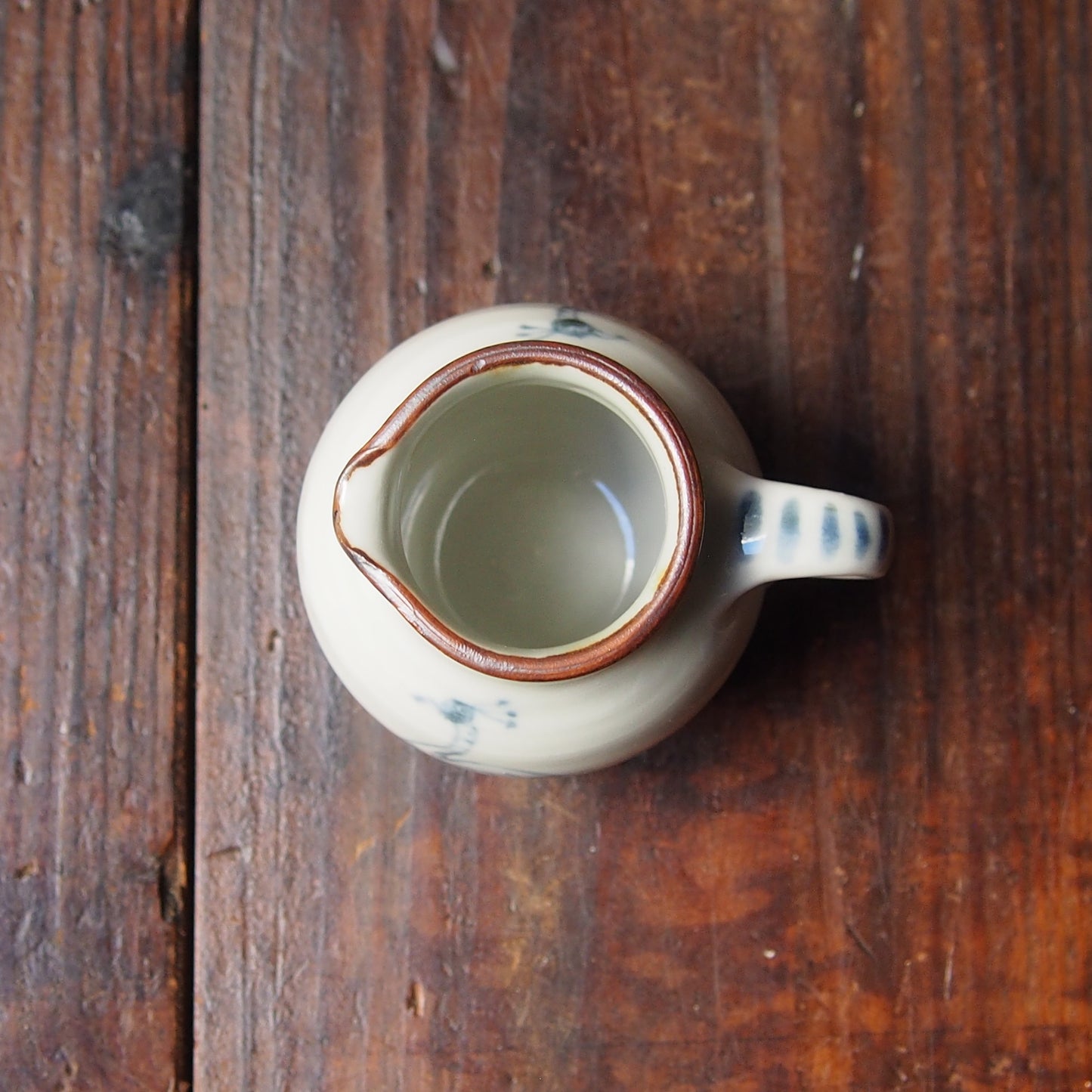 40　染付鳥文ピッチャー　A | 志村和晃