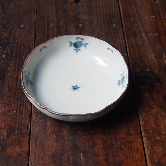 58　染付輪花5寸鉢　A | 志村和晃