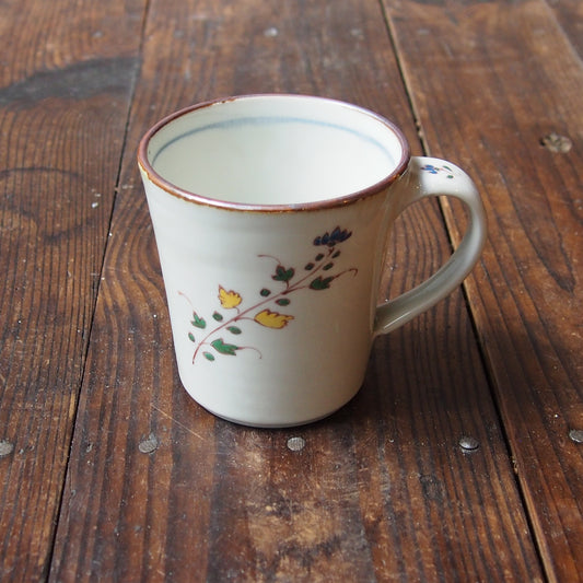 69　色絵花文マグ　大 | 志村和晃