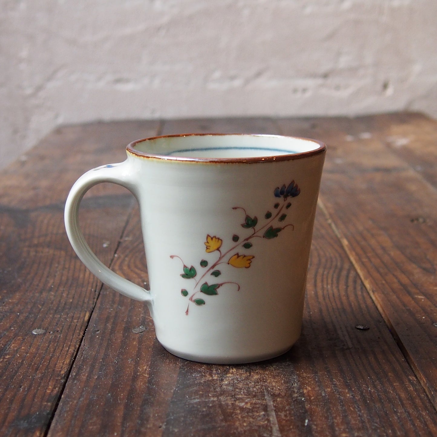 69　色絵花文マグ　大 | 志村和晃