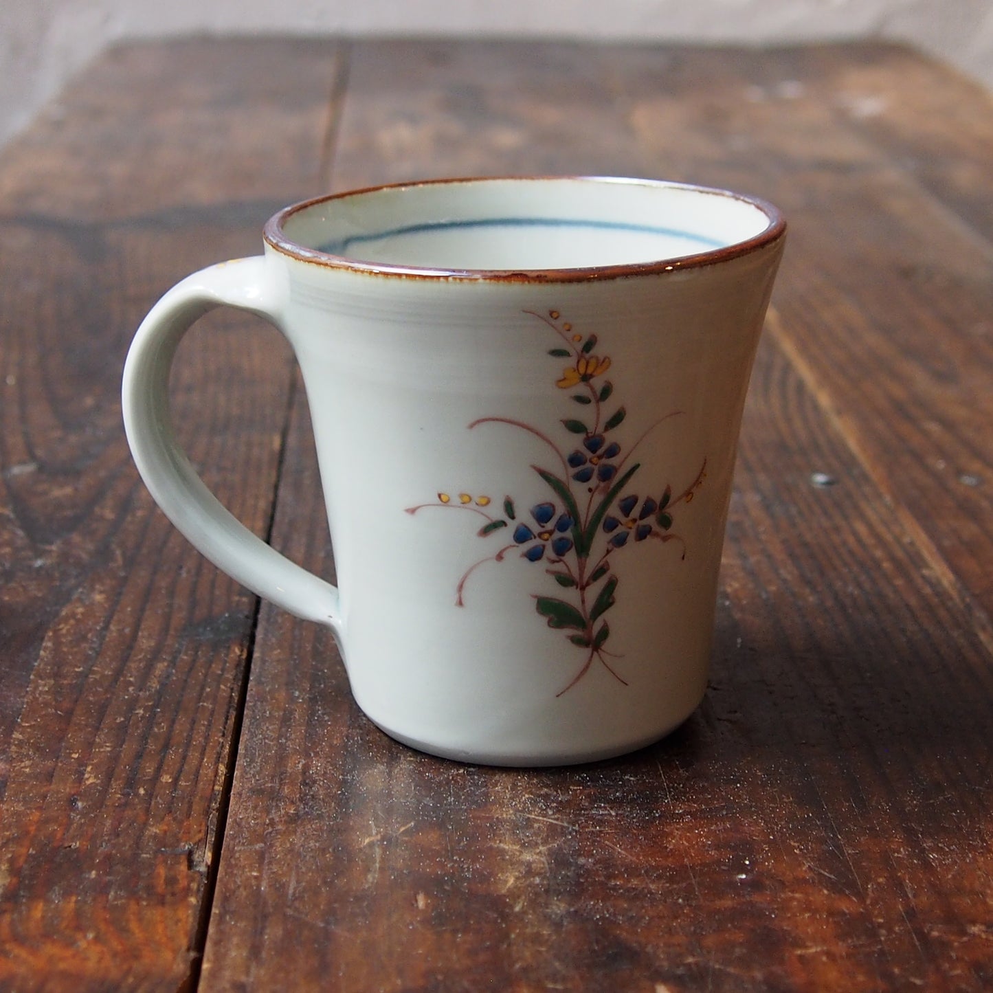 69　色絵花文マグ　大 | 志村和晃