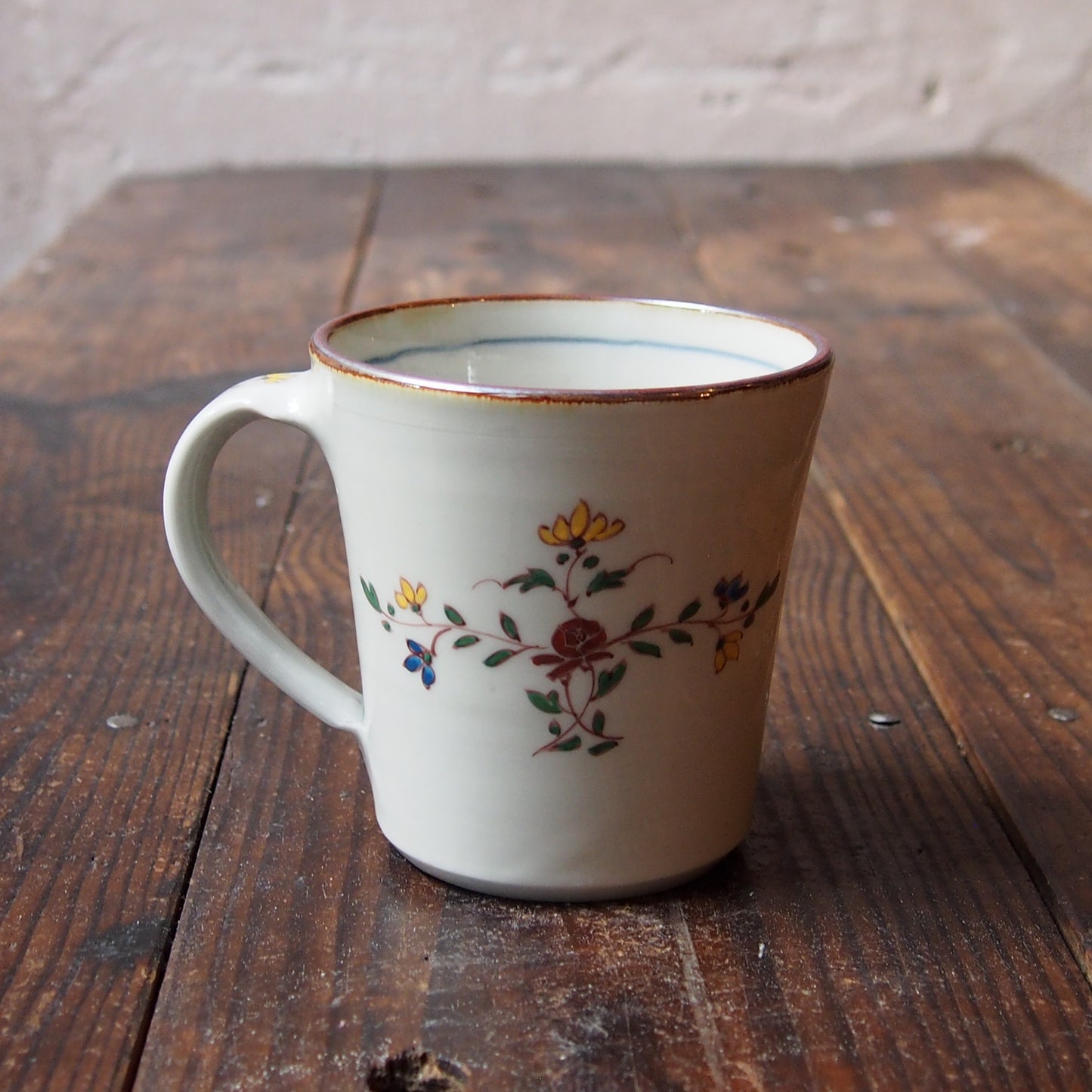 69　色絵花文マグ　大 | 志村和晃